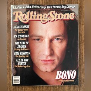 Rolling Stone Magazine with Bono Cover
